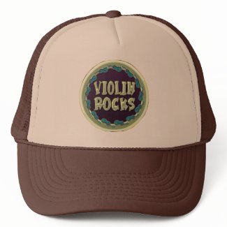 VIOLIN ROCKS TRUCKER HATS
