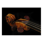 Violin Scroll ATC Business Cards
