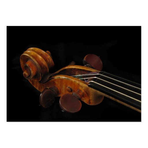 Violin Scroll ATC Business Cards (front side)