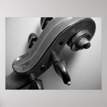 Violin Scroll Print