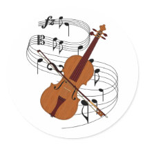 Violin Sticker