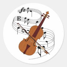 Violin Sticker