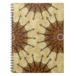 Violin Sunflowers Spiral Notebook