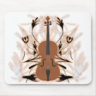 standard_mousepad - Customize This Product!  Add your own text, background, or images to this design!   The Artwork featured on this product was created with 3D Modeling Software, and Photoshop.  No photographs where used in the creation of this item.  Artwork by: Brady Arnold
violin violins viola classical music musician performer rock pro progressive pink blue brown wood strings string custom customize it customizable mouse pad mousepad