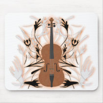 Violin & Tribal Artwork: Custom Mousepad by spiritswitchboard Violin & Tribal Artwork: Custom Mousepad