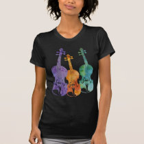 Violin Trio t-shirts