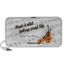 Violin Version What Feelings Sound Like- Customize Speaker System