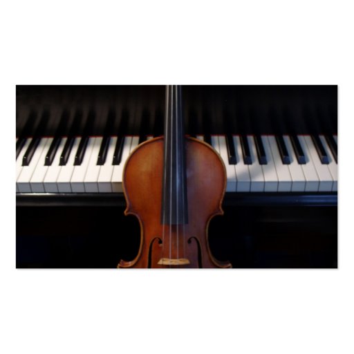 Violin / Viola Business Card (back side)
