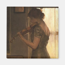 Violinist Fridge Magnet