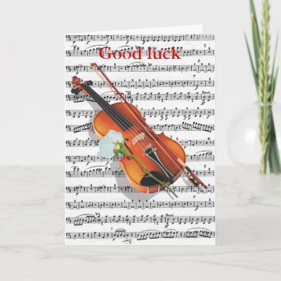 Violinos e rosas…. cartao por SusieHawkins. Violinos e rosas…