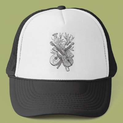 Violins Trucker Hat Zazzle_hat Violins Trucker Hat Zazzle_hat