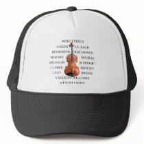 Violist Composers hats by geargems Violist Composers hats