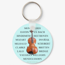 Violist Composers keychains by geargems Violist Composers keychains