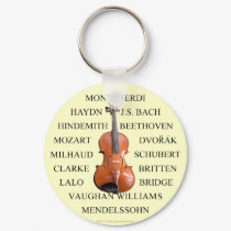 Violist Composers keychains by geargems Violist Composers keychains