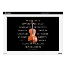 Violist Composers Laptop Decal