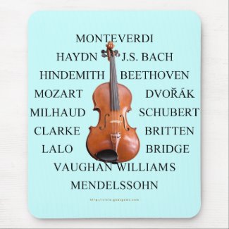 Violist Composers mousepad