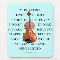 Violist Composers mousepads