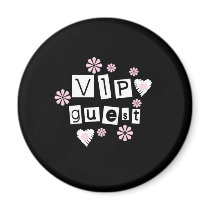 VIP Guest Flowers magnets by weddingsareus VIP Guest Flowers magnets