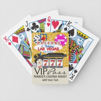 VIP PASS - Vegas - Playing Cards - SRF