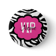 VIP Personalized Birthday Button button