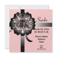 VIP Sweet Sixteen Gift Invitation- Customize invitation