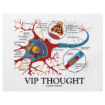VIP Thought (Neuron / Synapse Humor) flyers