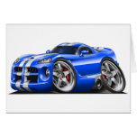 Viper GTS Blue/White cards