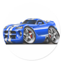 Viper GTS Blue/White Sticker
