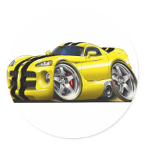 Viper GTS Yel/Blk Sticker