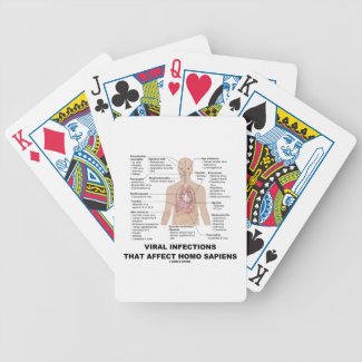 Viral Infections That Affect Homo Sapiens Bicycle Poker Deck