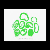 Viral [Medium green motif] postcards