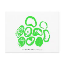 Viral [Medium green motif] postcards