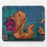 Viral Worm Mouse Pads