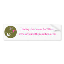 Vireo Health Promotions Bumper Sticker bumper stickers