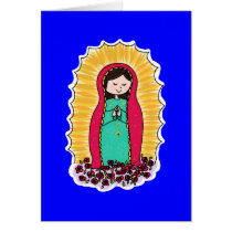 Virgen De Guadalupe Note Card