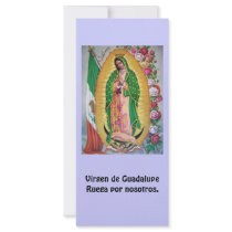 Virgen de Guadalupe Spanish Prayer Card rack cards by Casita Virgen de Guadalupe Spanish Prayer Card rack cards