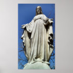 Virgen María bendecido Poster