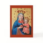 Virgin and Baby Jesus - Christmas Card