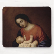 Virgin and Child, 1658 Mousepad