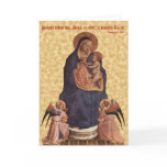 Virgin and Child Card