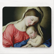Virgin and Child Mouse Pad