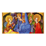 Virgin And Child With Saints By Kölner Maler Um 14 Photo Greeting Card