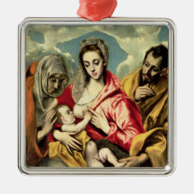 Virgin and Child with SS. Anne and Joseph Ornaments