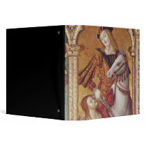 Virgin and Child with SS. Gregory and Martin 3 Ring Binders