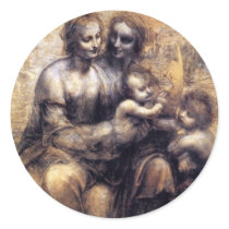 Virgin and Child with St. Anne sketch Stickers