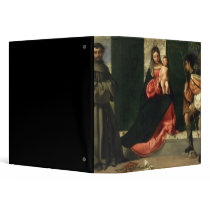 Virgin and Child with St. Anthony of Padua Vinyl Binder