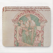 Virgin and Child with St. Gregory the Great Mousepads