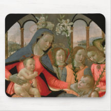 Virgin and Child with St. John the Baptist Mousepads