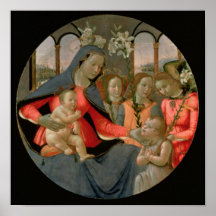 Virgin and Child with St. John the Baptist Print