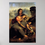Virgin & Child w/ St.Anne & Lamb posters